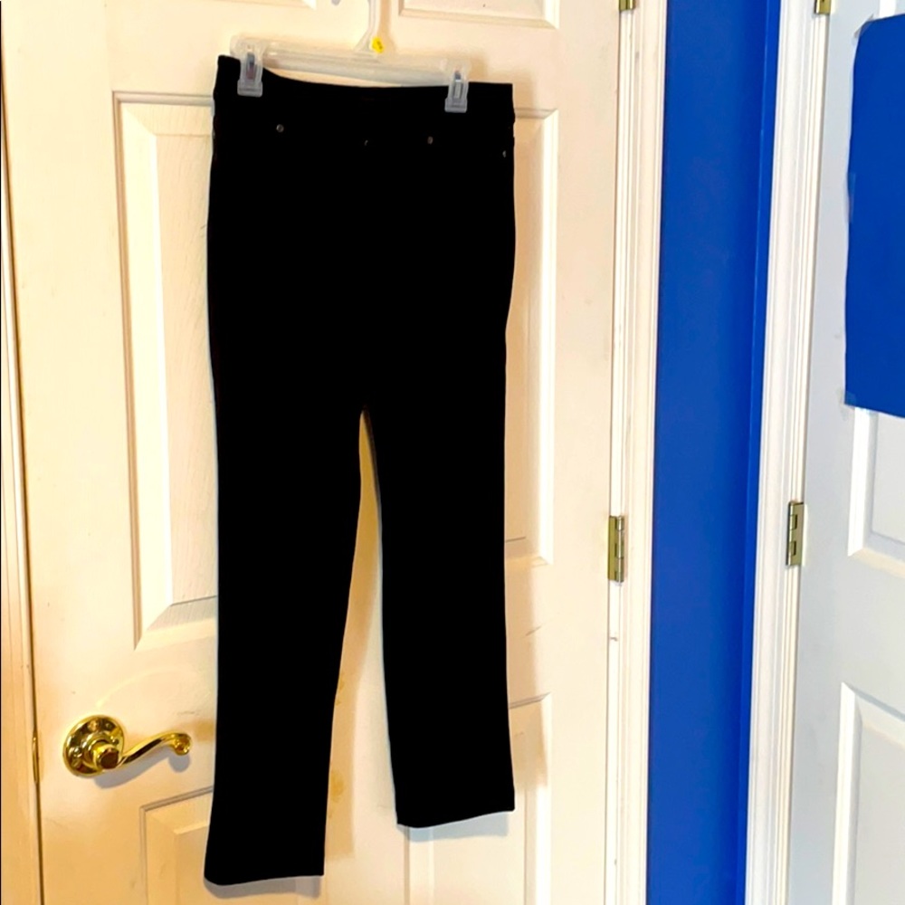 Talbots black ponte knit pant. NWT sz4P